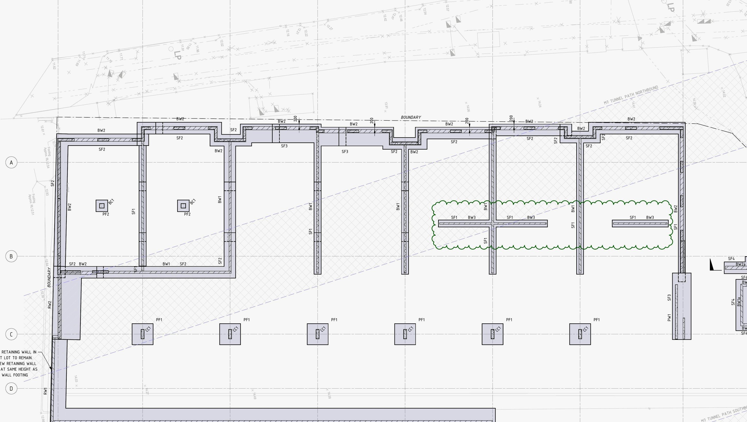 Foundation Plan S1.001, Northrop